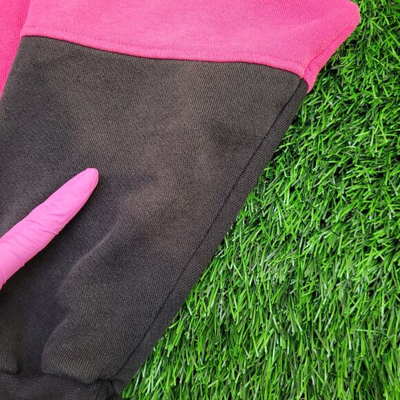 Vintage 90s Blank Sweatshirt Womens Small 21x26 Black Pink - Picture 8 of 14